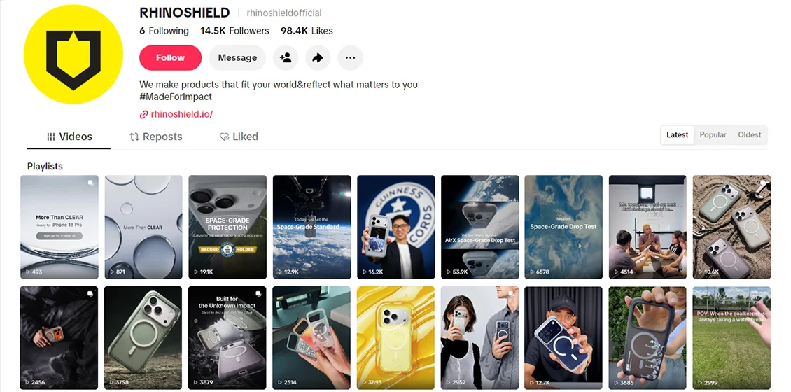 Strategia di brand di RHINOSHIELD