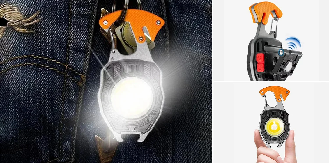 Outdoor Emergency Light Bottle Opener Whistle