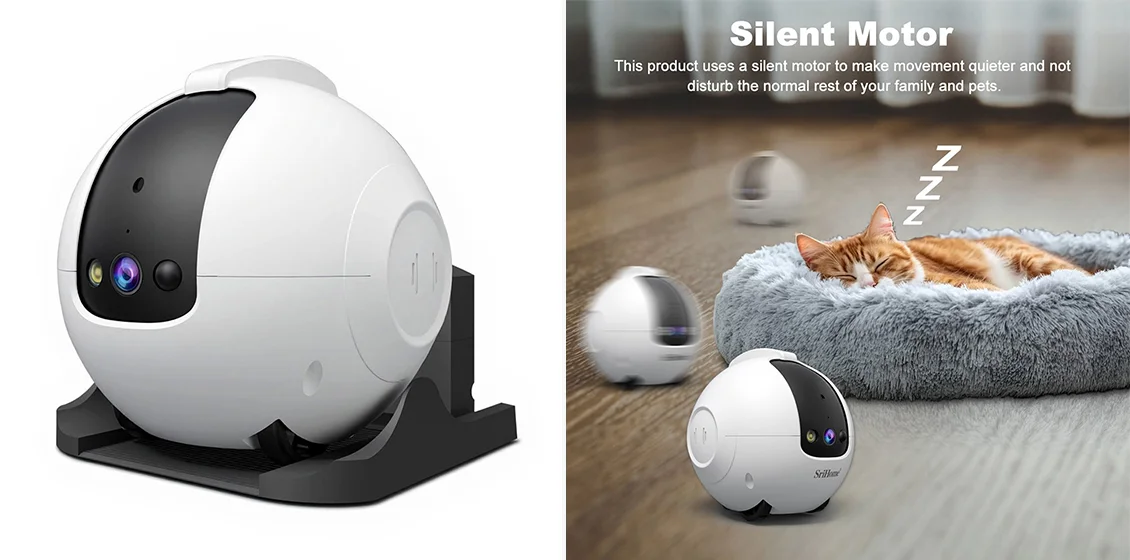 SriHome HD WiFi Camera Pet Monitor