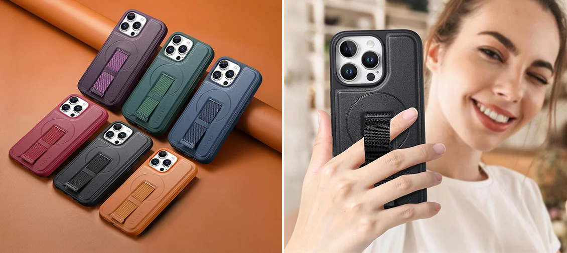 iPhone 16 Pro Max Wrist Strap Magnetic Case