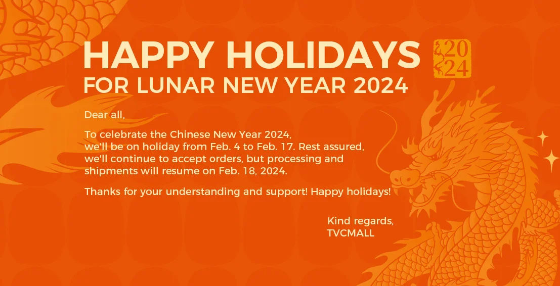 Happy holodays for 2024 Chinese New Year