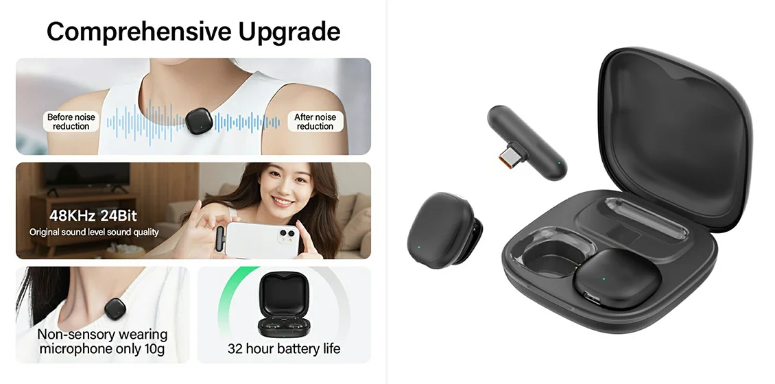 wireless lavalier microphones