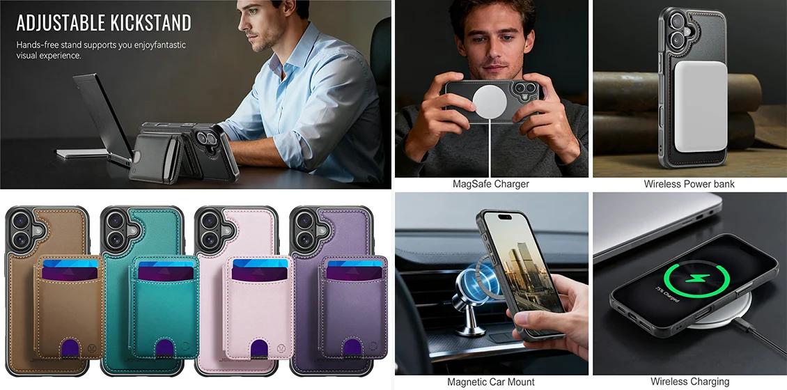 iphone 17 hoesje met kaarthouder