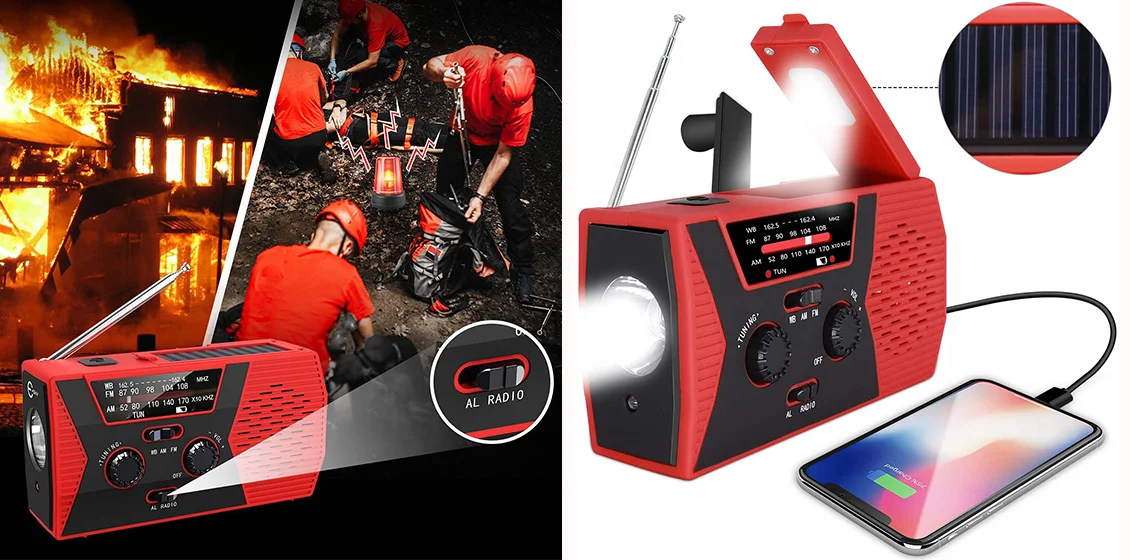 Hand Crank FM Radio