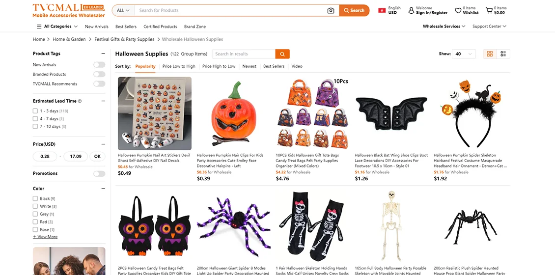 halloween wholesale