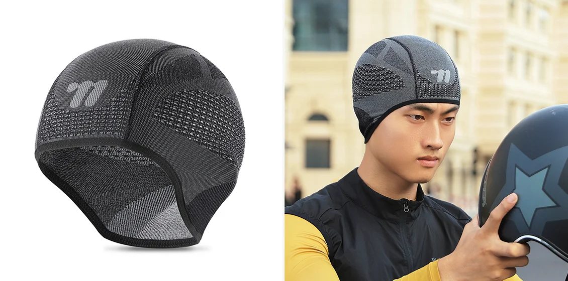 WEST BIKING YP0201449 Outdoor Motorcycle Bicycle Head Cap Winter Breathable Helmet Lining Hat