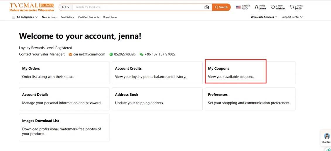 find tvcmall coupon code