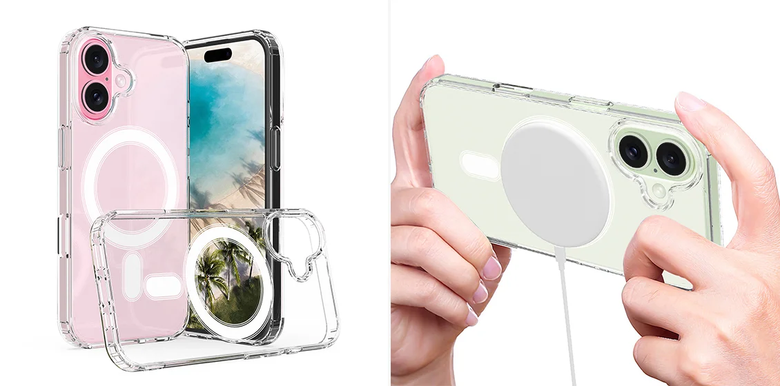 iPhone 16 Clear Case Compatible with MagSafe