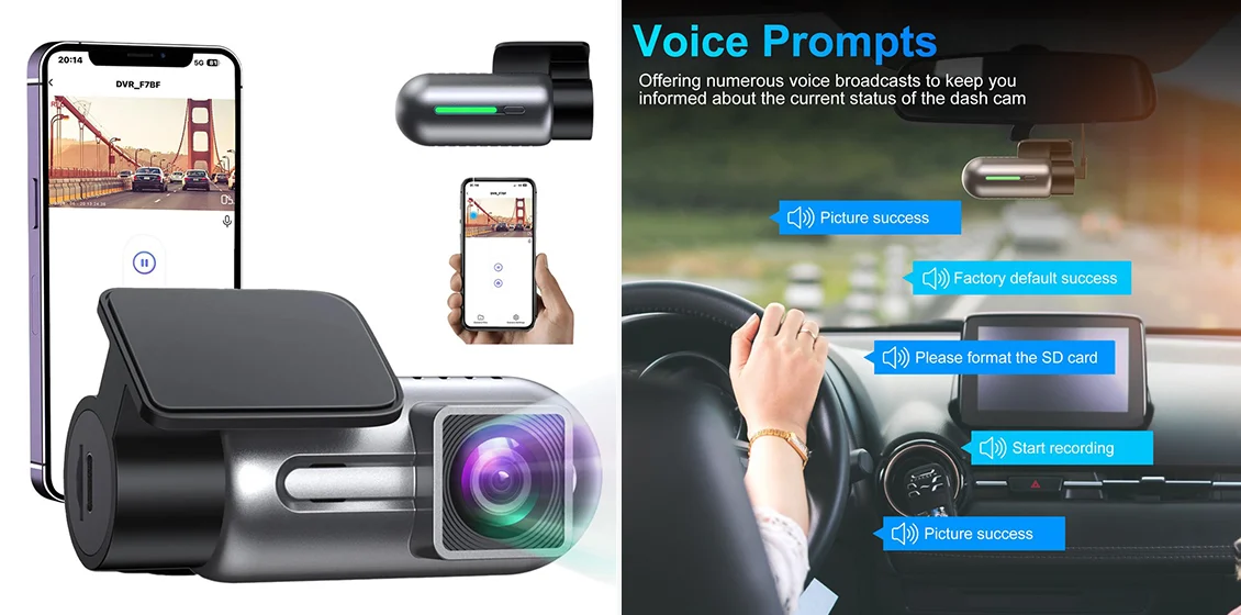 Dash cam with parking mode