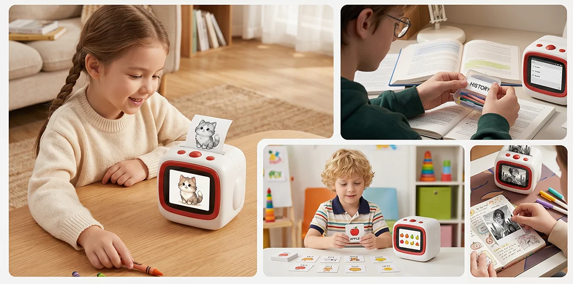 X25 AI voice-control mini printer