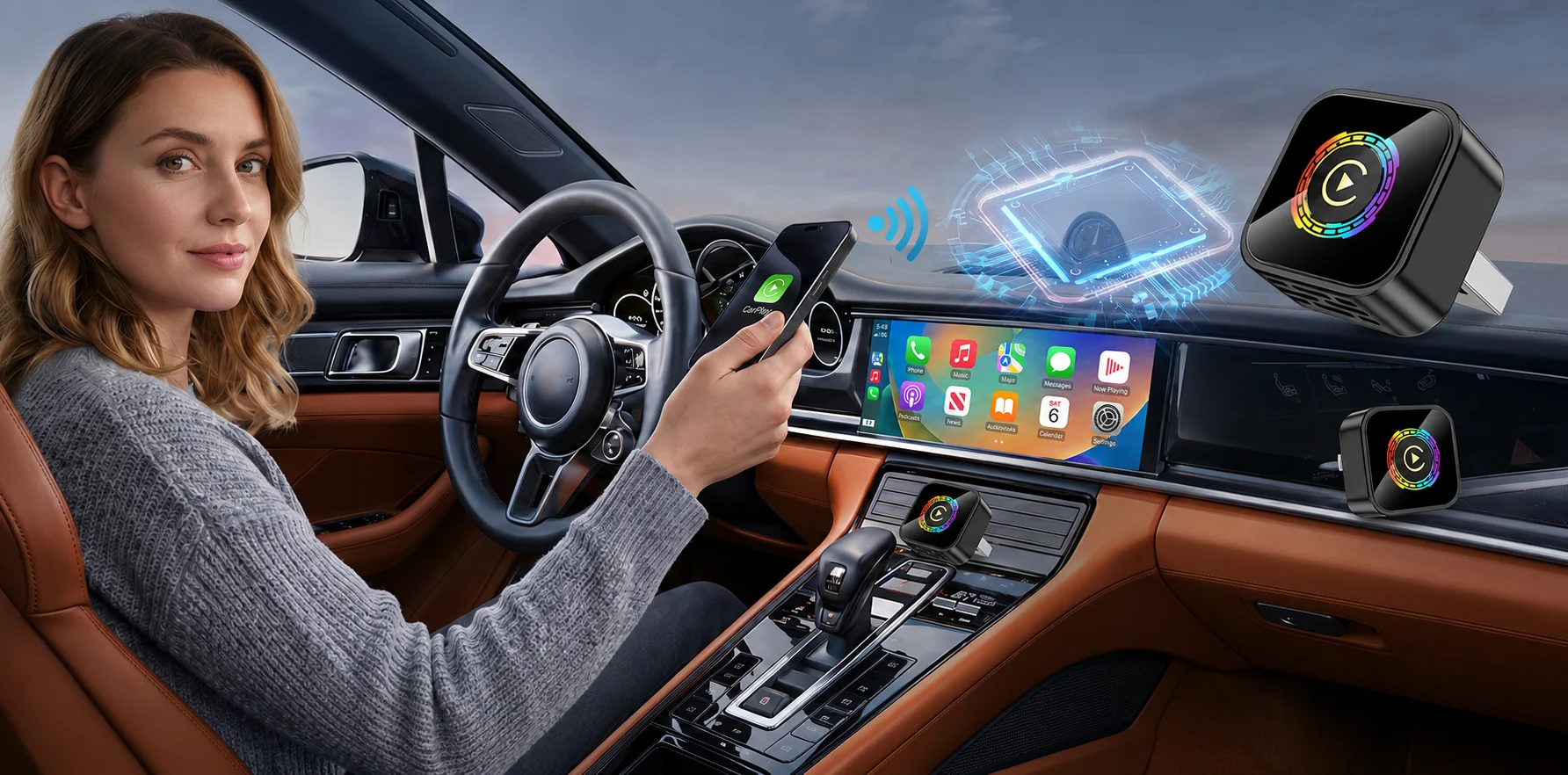 Q1A Wireless CarPlay Adapter