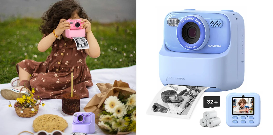 Instant Print Kids Digital Camera