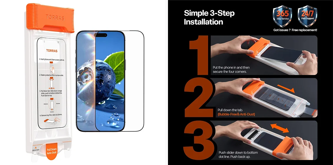 iphone 17 pro max full screen protector