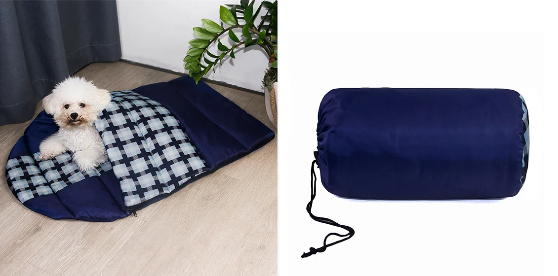 Waterproof Dog Outdoor Mat Pet Bed Camping Gear Rest Pad with Storage Bag