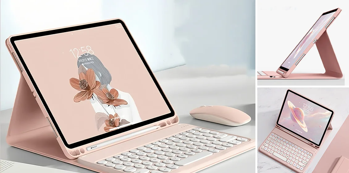 mwc 2024,Bluetooth Keyboard Tablet Flip Cover