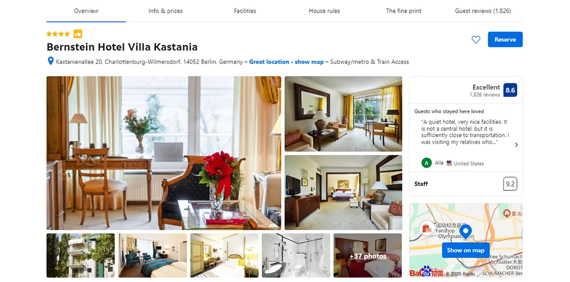 Bernstein Hotel Villa Kastania