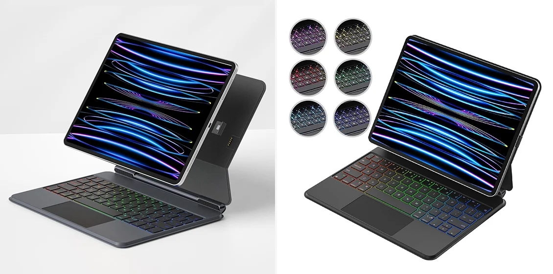 C13 iPad pro 11 2024 keyboard case