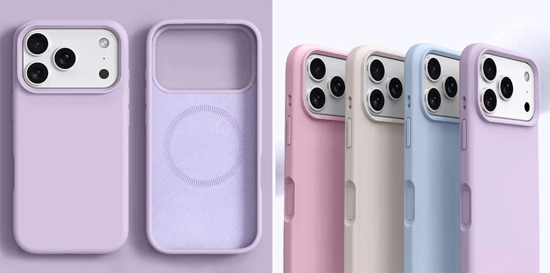 MagSafe-Compatible Liquid Silicone Case for iPhone 17 Pro