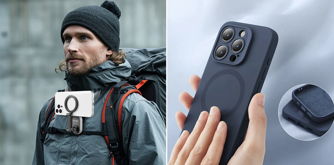 e ink phone case, iphone neck holder, wireless charger, high-capacity magnetic charger, tripod for cell phones