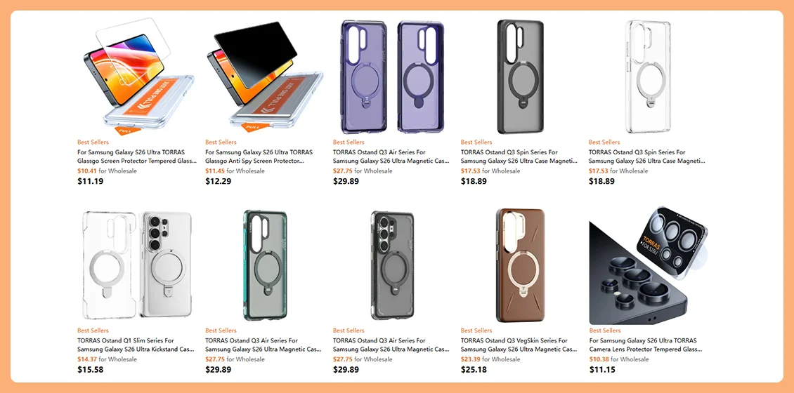 torras samsung s26 cases